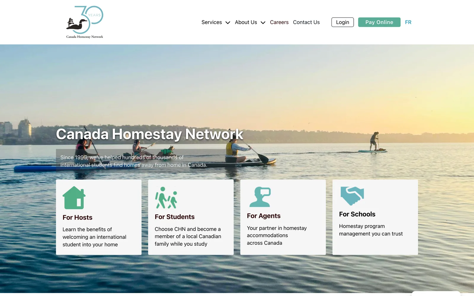 Canada Homestay Network: A digital platform for a 30-year non-profit — Nouvo case study