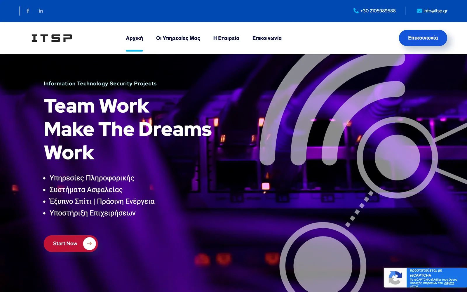 ITSP Hellas: A site that cemented its Official Microsoft Partner status — Nouvo case study